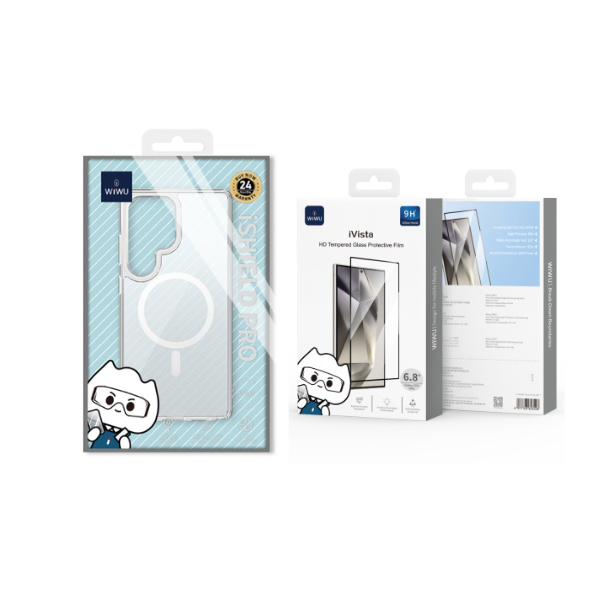 Pack Spécial 2-en-1 Samsung Galaxy S26 Ultra – Coque Premium WiWU + Verre Trempé iVista HD GT-024 | Protection Complète Haute Définition