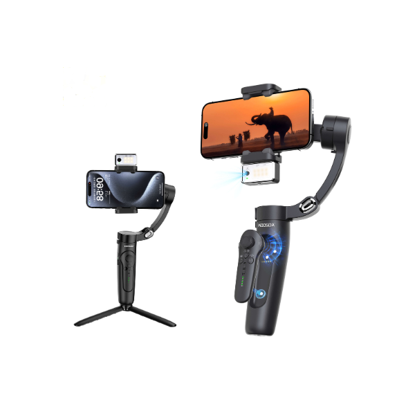 KOOSDA KM03 Gimbal 3 Axes AI – Stabilisateur Smartphone Intelligent Anti-Shake pour Vidéo Professionnelle