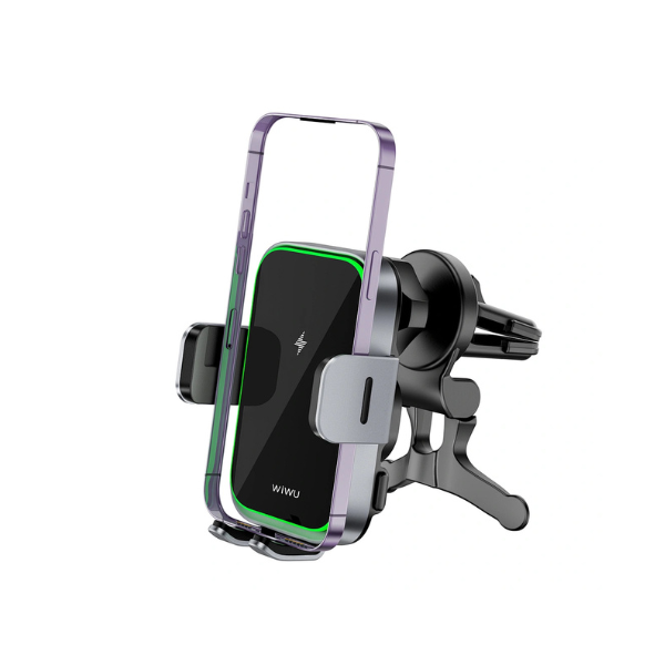 Support Smartphone avec Charge Rapide Qi FREELANDER CH-313 Chargeur Voiture Sans Fil – Fixation Stable & Rotation 360°