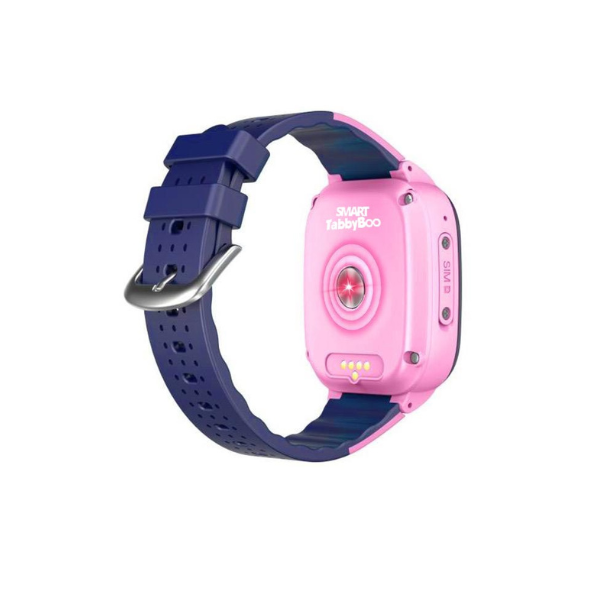 Montre Enfant Smart TabbyBoo 4G – GPS, Appels Vidéo, Caméra HD, Température & SOS (Rose, Étanche IP67)