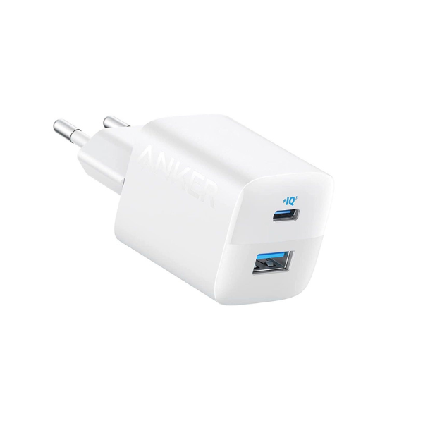 Adapteur Anker 33W Double Port USB-C & USB-A – Charge Rapide Power Delivery, Sécurité Avancée Certifiée