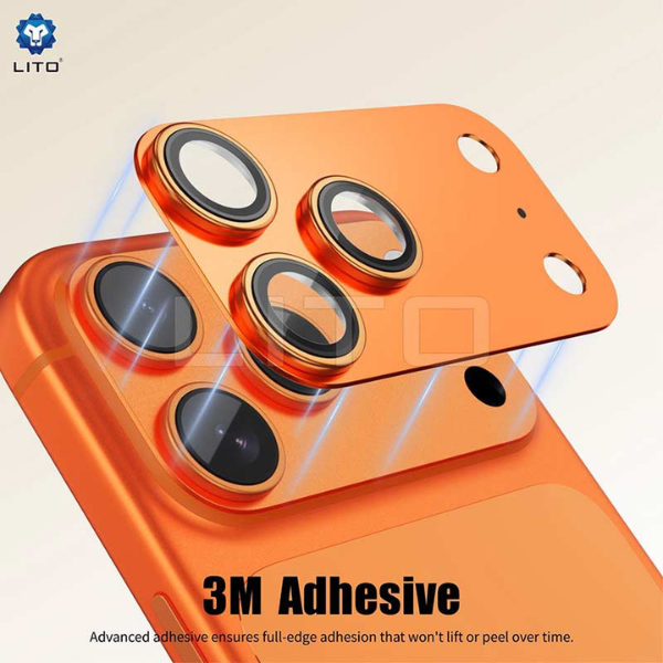 Lito Crown Halo Camera Lens Protector – Protection Lentille Caméra en Verre Trempé AR Double Couche, Anti-Choc, Haute Clarté HD pour iPhone 17 Pro / 17 Pro Max