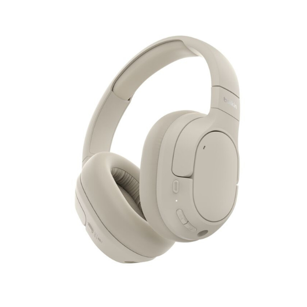 Casque Bluetooth Belkin SoundForm Isolate AUD008 – Réduction de Bruit Active (ANC), 60h d’Autonomie