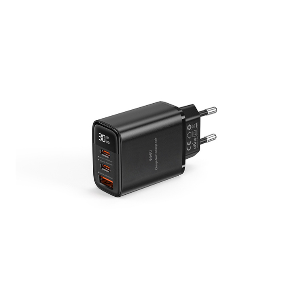 Chargeur WiWU Firefly Wi-G010 30W GaN – Charge Rapide PD USB-C, Adaptateur Secteur Compact et Haute Performance
