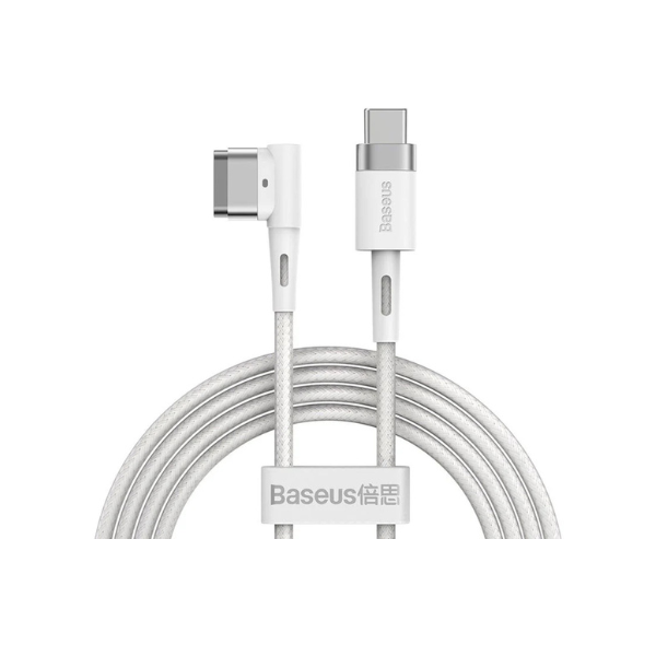 Câble Baseus 60W Magnetic USB‑C vers Lightning (Connecteur en L) – Charge Rapide 60W, Design Magnétique en Angle Droit, Durable & Sécurisé