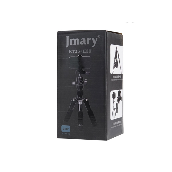 Kit Trépied Jmary KT25-H30 – Support Smartphone avec Perche Selfie & Télécommande Bluetooth