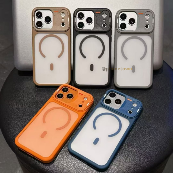 Coque MagSafe Circle Grip Antichoc Pour iPhone - Protection Premium & Design Moderne