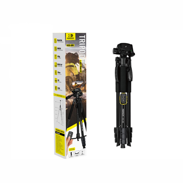 KOOSDA KSD-680 Trépied Professionnel 1.8M – Support Stable pour Smartphone, Ring Light & Caméra