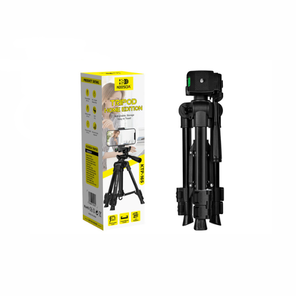 KOOSDA KTP-165 Trépied Selfie Stick Bluetooth 0.65M – Support Téléphone Extensible et Rotatif 360°