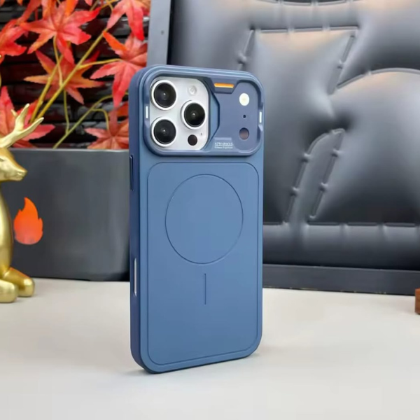 Coque Magnétique Silicone Liquide Toucher Doux Skin Feel avec Magnetic Protection Anti-Choc