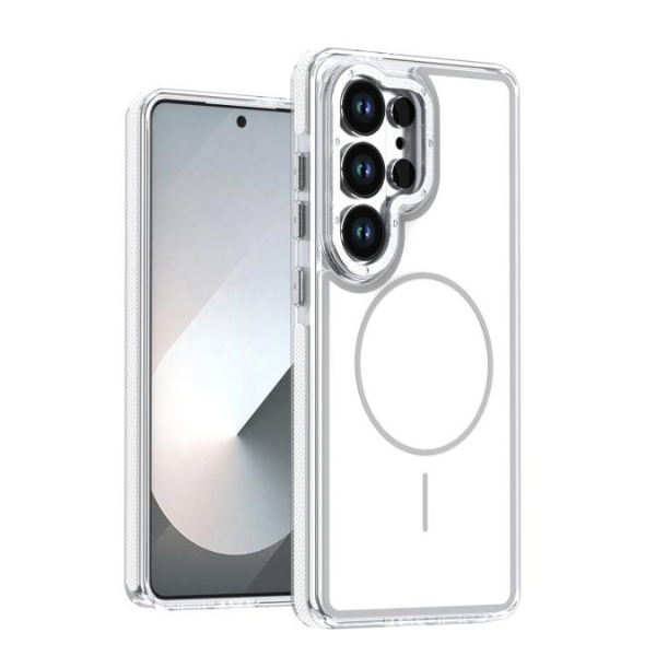 Coque Magnétique Dual-Color TPU + Acrylique pour Samsung Galaxy S Ultra – Protection Premium Antichoc Et Protection Camera