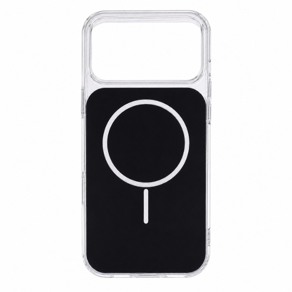 Coque Transparent Couleur Compatible MagSafe pour iPhone 17 Pro & 17 Pro Max – Protection Antichoc Transparente