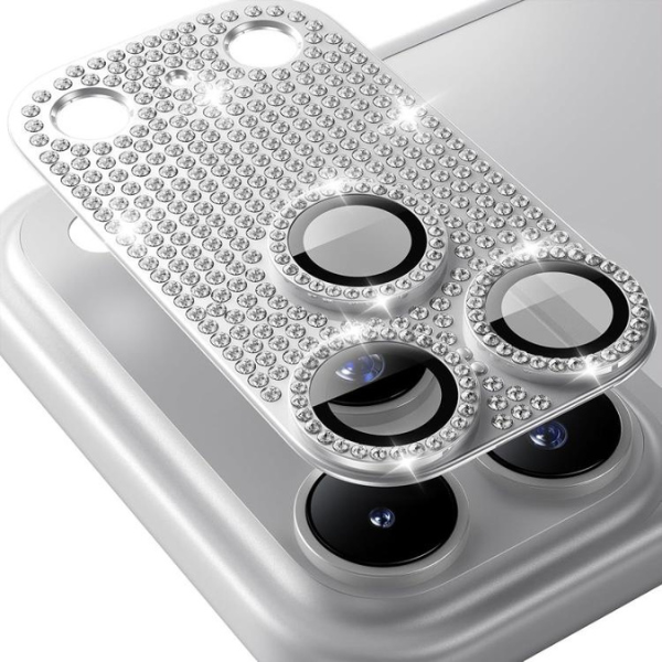 Film de protection en verre trempé pour objectif de caméra – Aluminium allié (pour iPhone 17 Pro Max)
