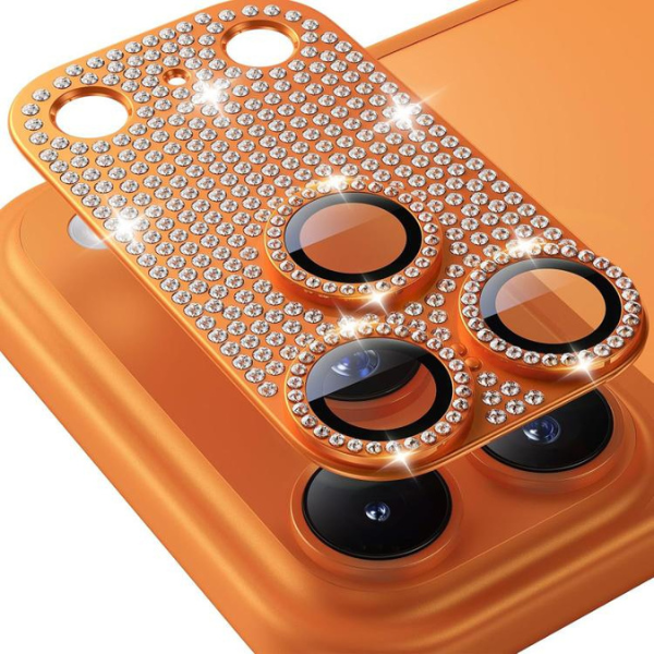 Film de protection en verre trempé pour objectif de caméra – Aluminium allié (pour iPhone 17 Pro Max)