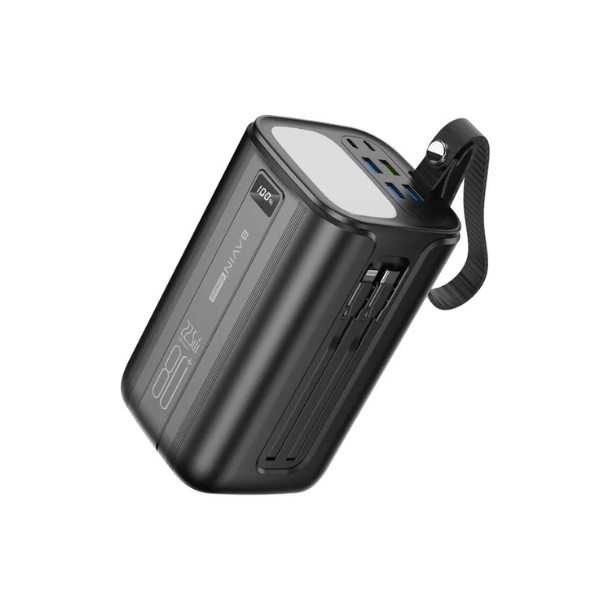 Power Bank BAVIN PC1057S 80000mAh – Charge Rapide 22.5W Ultra Haute Capacité – Noir