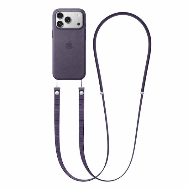 Pack Coque TechWoven et Bandoulière Crossbody  pour iPhone 17 Pro & 17 Pro Max – Protection & Liberté au Quotidien (Style Minimaliste)