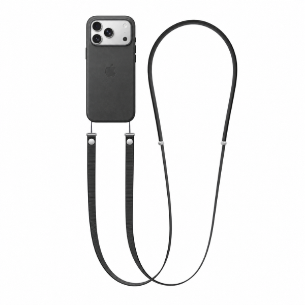 Pack Coque TechWoven et Bandoulière Crossbody  pour iPhone 17 Pro & 17 Pro Max – Protection & Liberté au Quotidien (Style Minimaliste)