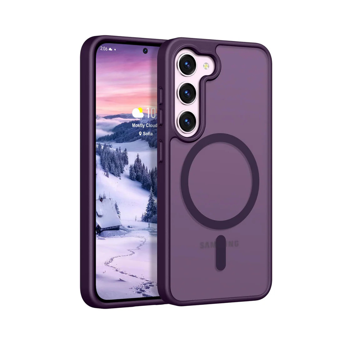 Coque Matte Noire pour Samsung Galaxy S25 Plus– Protection Élégante & Fonctionnelle