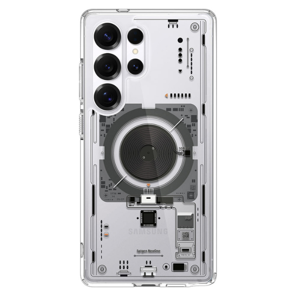 Coque Hybrid Spigen avec MagSafe pour Samsung Galaxy Samsung– Design Transparent Mat
