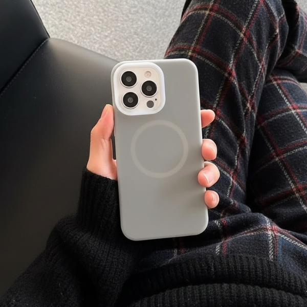 Coque Elly  Silicone Liquide Avec Magsafe – Protection Premium Douce & Antichoc pour iPhone