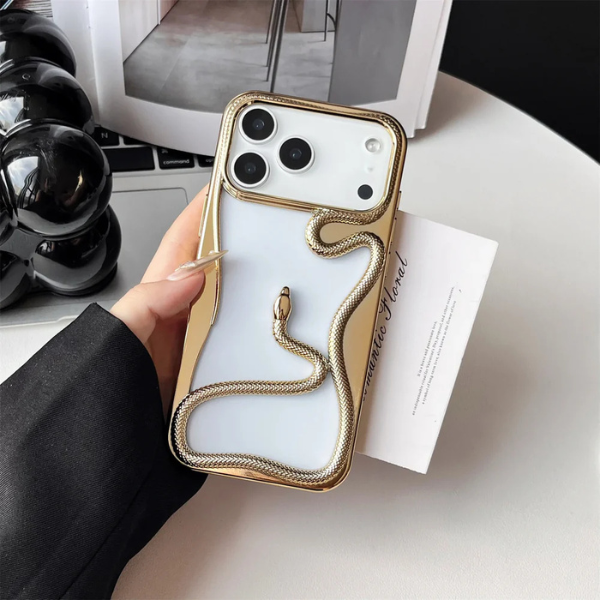 Coque Serpent Premium pour iPhone 17 Pro / 17 Pro Max – Texture Reptile Élegante Et Protection Antichoc